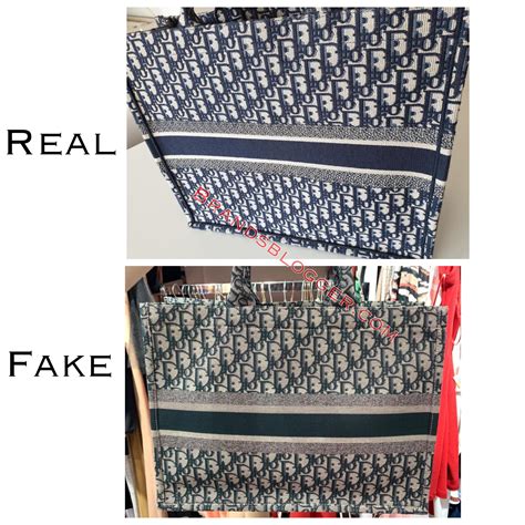 fake christian dior tote|How to Spot a Fake Dior Bag .